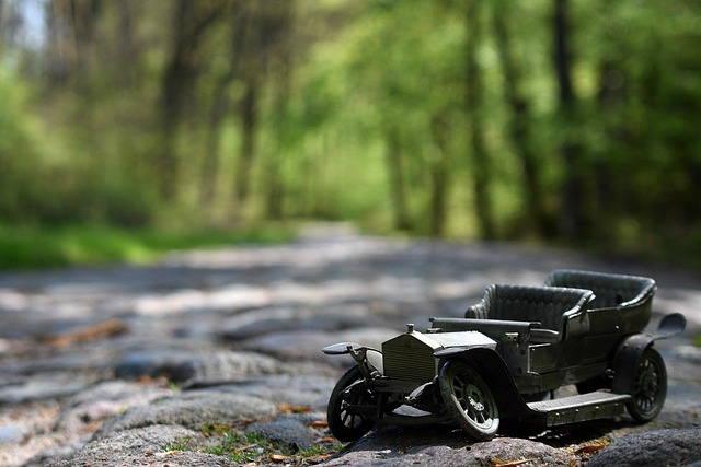 Pěkný model autíčka. 